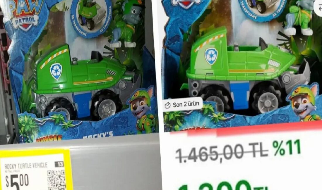 ABD'deki oyuncak sektörünün ürünleri, Türkiye'deki fiyatlarıyla dikkat çekiyor. ABD'de sadece