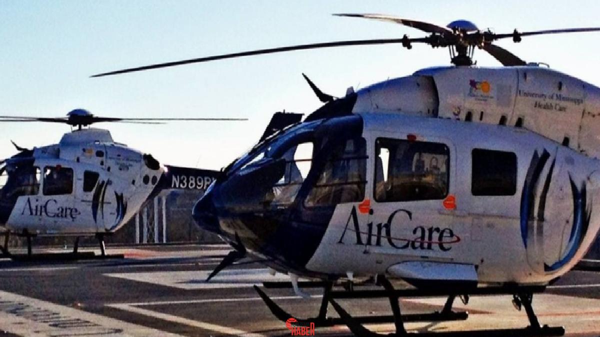 ABD'nin Mississippi eyaletinde bir hava ambulansı düştü. İçinde bulunan 3