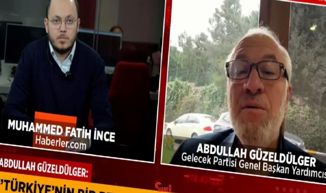 Gelecek Partisi Genel Lider Yardımcısı Abdullah Güzeldülger, Haberler.com stüdyosunda Muhammed