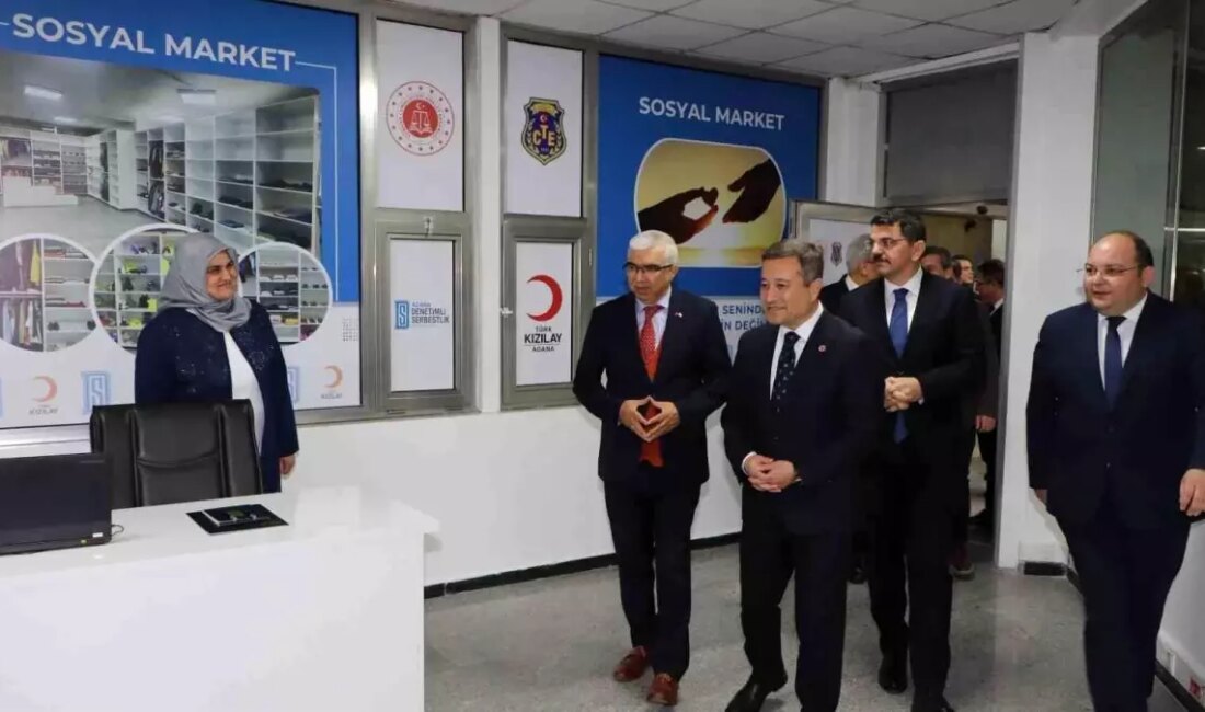 Adana Denetimli Serbestlik Müdürlüğü, muhtaçlık sahiplerine takviye için Toplumsal Market