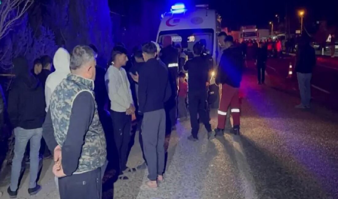 Adıyaman-Kahta karayolu Hasancık köyü mevkiinde yolun karşısına geçmeye çalışan Bilal