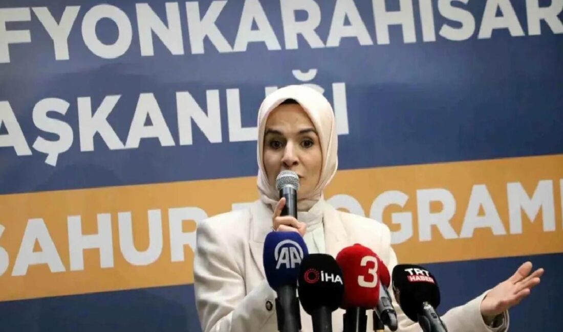Aile ve Sosyal Hizmetler Bakanı Mahinur Özdemir Göktaş, dünyanın ve