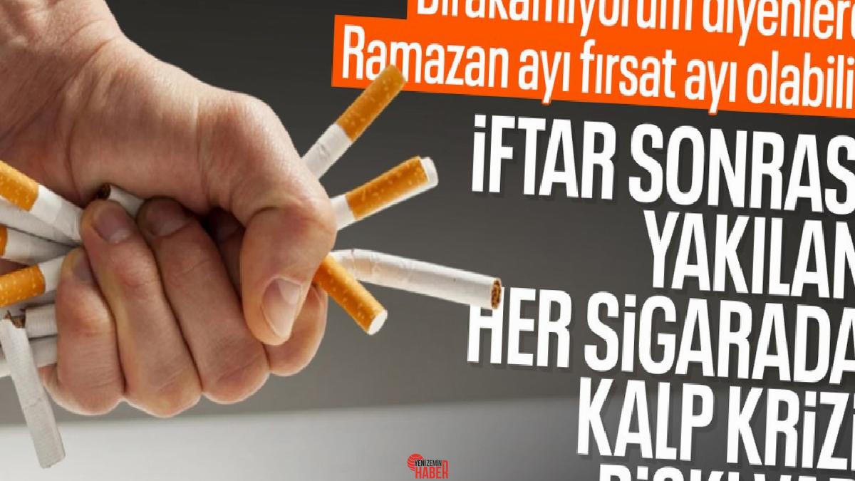 İftardan çabucak sonra peş peşe sigara içilmesi, ziyanlı tesirleri daha
