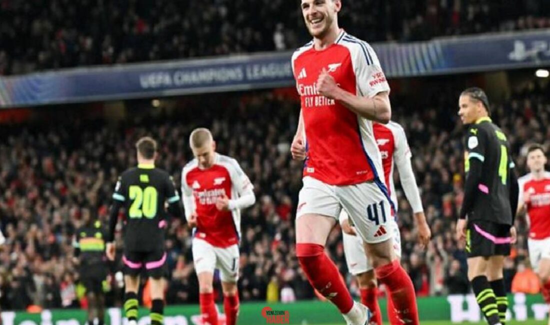 Arsenal, UEFA Şampiyonlar Ligi'nde 7-1'in rövanşında PSV ile konutunda 2-2