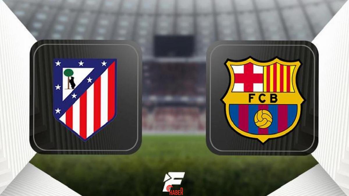 İspanya LaLiga'nın 28. hafta mücadelesinde Atletico Madrid, Barcelona'yı konuk edecek.