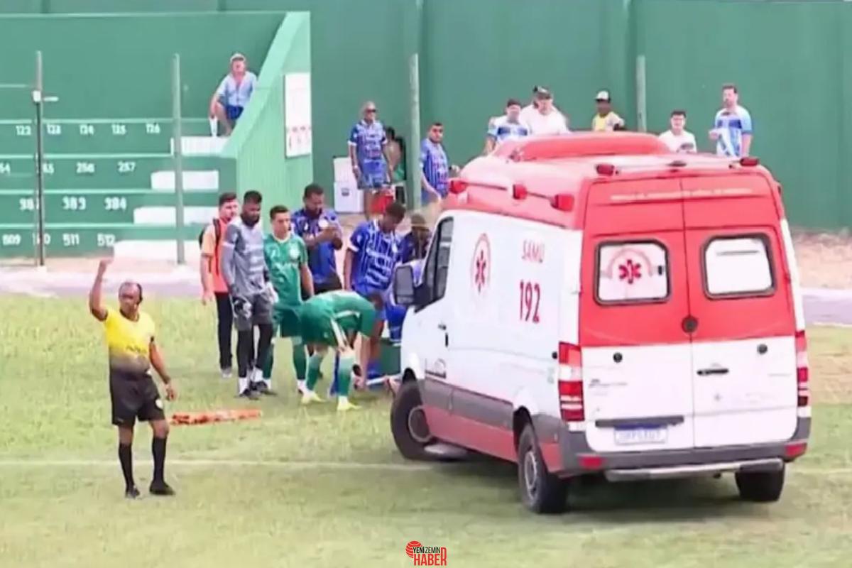 Brezilya'da bir futbol maçında 20 yaşındaki savunma oyuncusu Melkzedeck de