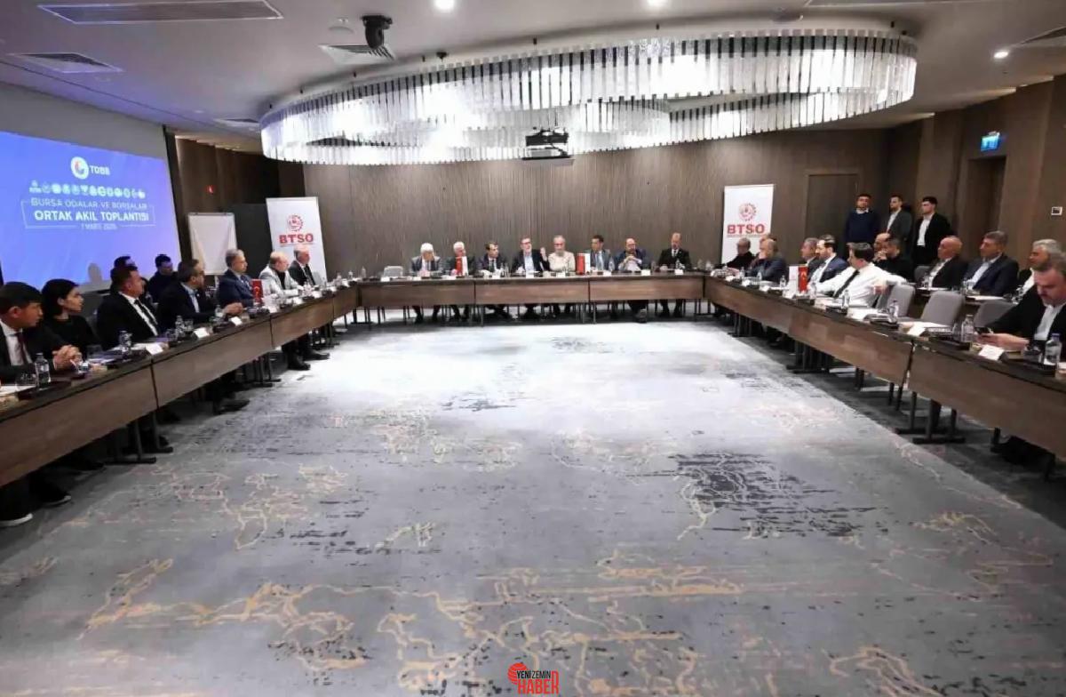 Bursa'daki oda ve borsaların buluştuğu 'Ortak Akıl Toplantısı'nın 24'üncüsü Bursa