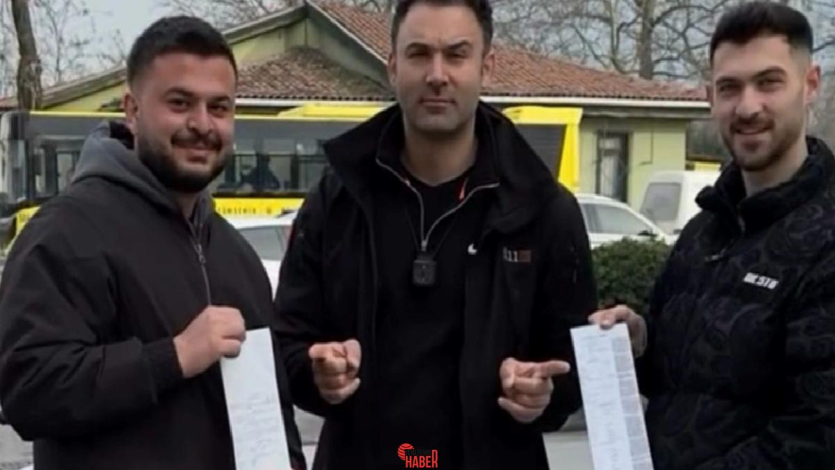 Bursa'da plakasını kapatıp gezen motosikletli gençler, akaryakıt istasyonunda polis memuruna