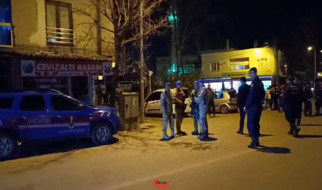 Yıldırım ilçesinde iki şoför ortasında çıkan arbede, mahallelinin de dahil