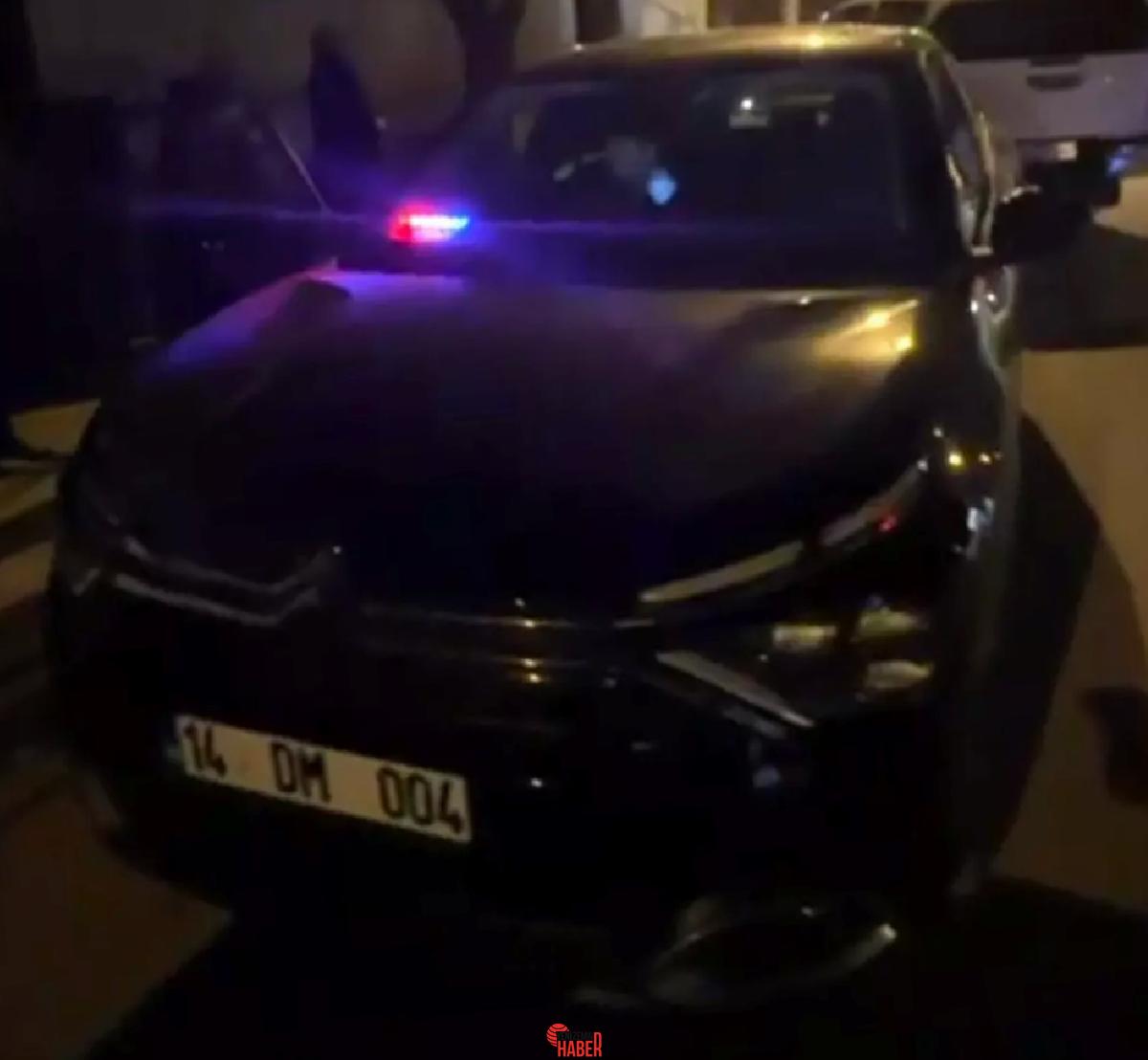 Bolu'da çakar lambaları açık araç kullanan ehliyetsiz şoför 333 bin