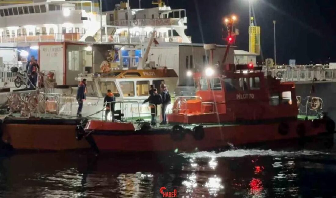 183 metre uzunluğundaki tanker için kılavuzluk yapan kaptan, denize düşerek