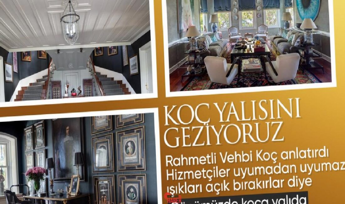 Mustafa Koç'un eşi Caroline Koç, Kandilli'deki köşkünün kapılarını seyahat mecmuasına