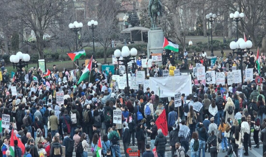 Columbia Üniversitesi'nde Filistin yanlısı protestolara öncülük eden öğrenci aktivist Mahmoud