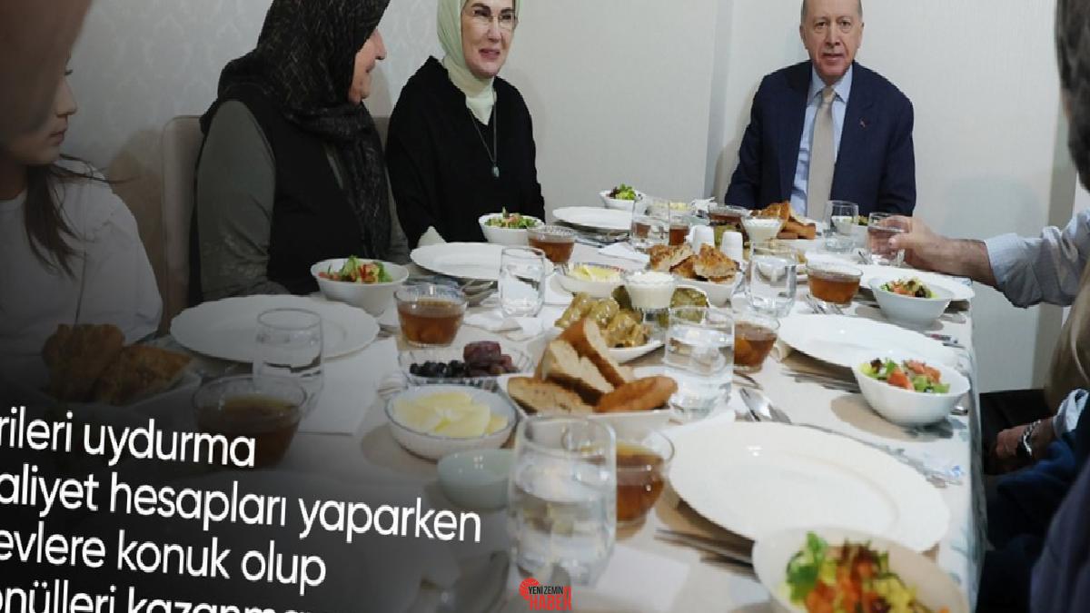 Cumhurbaşkanı Recep Tayyip Erdoğan, eşi Emine Erdoğan ile birlikte Ankara'da