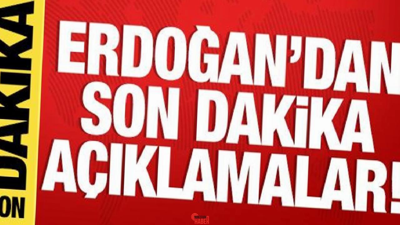 Son dakika. Cumhurbaşkanı ve AK Parti Genel Lideri Recep Tayyip