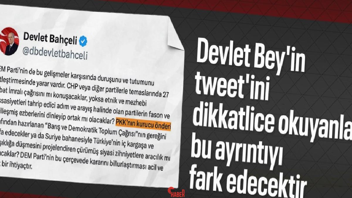 MHP Genel Başkanı Devlet Bahçeli, Abdullah Öcalan’a birinci kere 'terörist