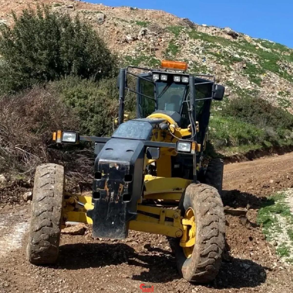 Didim Belediyesi, Hisar Mahallesi'ndeki zeytinlik ve tarım toprağı yollarını düzelterek