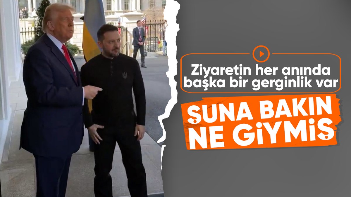 Büyük bir tansiyonla geçen Donald Trump-Vladimir Zelensky görüşmesi öncesi Trump,