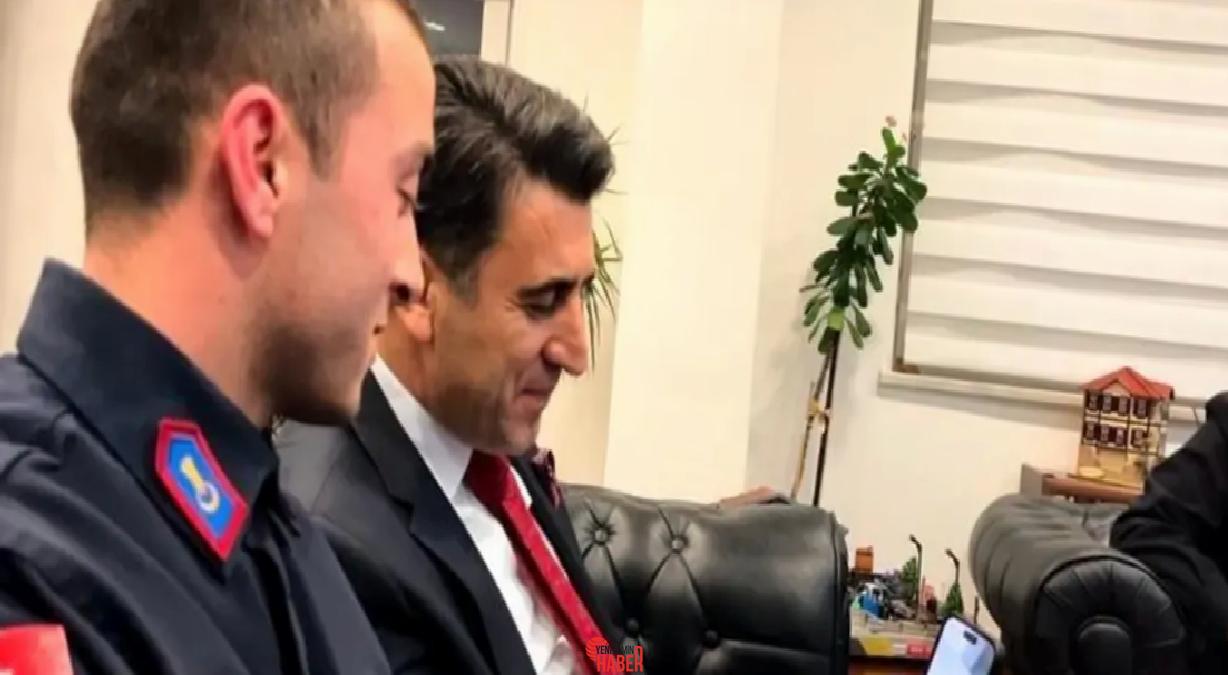 Bilecik'te asker Mustafa, iftar öncesi babasıyla imajlı görüşerek his dolu