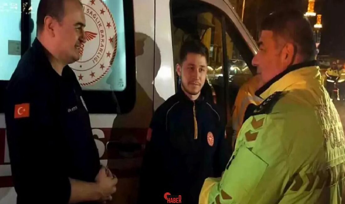 Edirne Vilayet Emniyet Müdürü, denetim noktasında ambulans grubunu 14 Mart