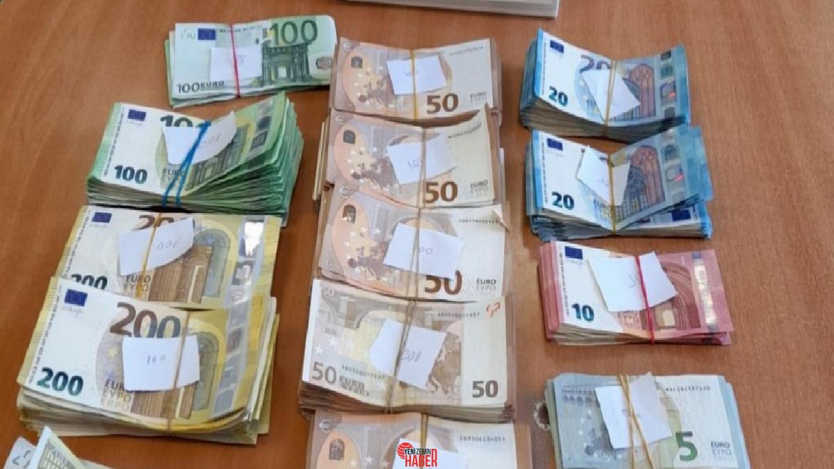 Türkiye plakalı tır şoförünün buzdolabına gizlediği 62 bin 770 euroya,