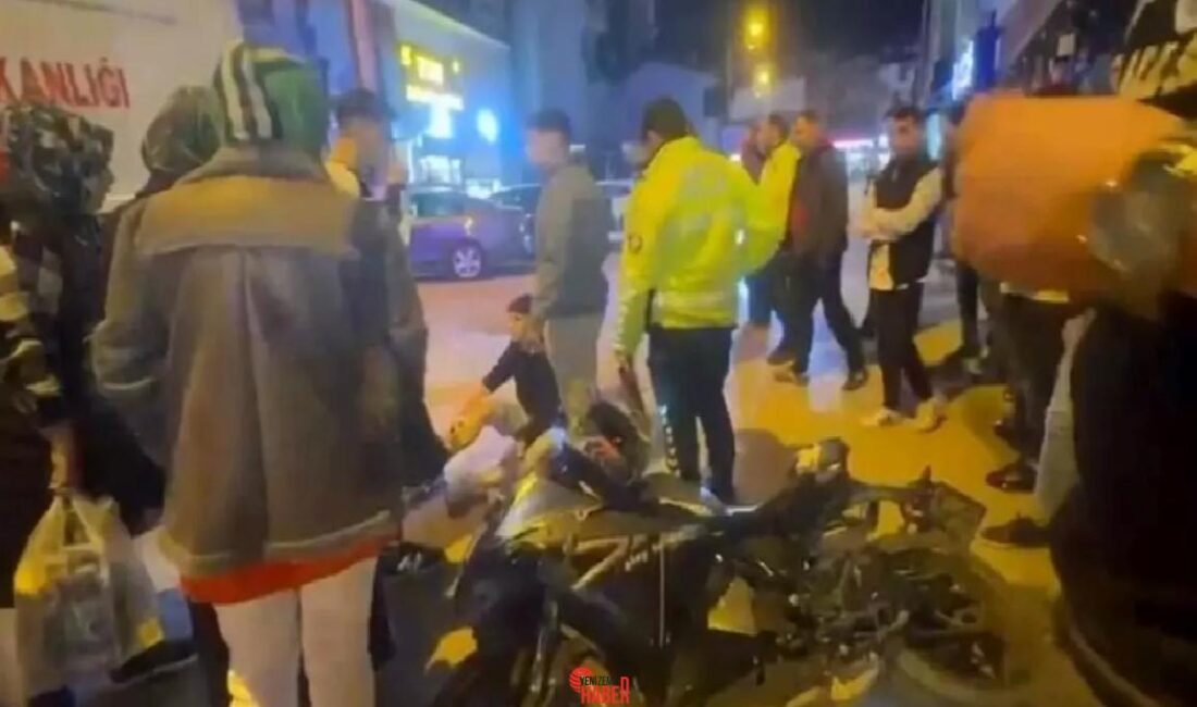 İnegöl'de polisten kaçan ehliyetsiz motosiklet şoförü kaza yaparak yaralandı.