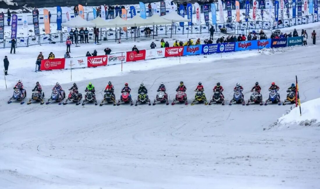 Türkiye'nin önde gelen kayak merkezi Erciyes, 2025 Dünya Kar Motosikleti