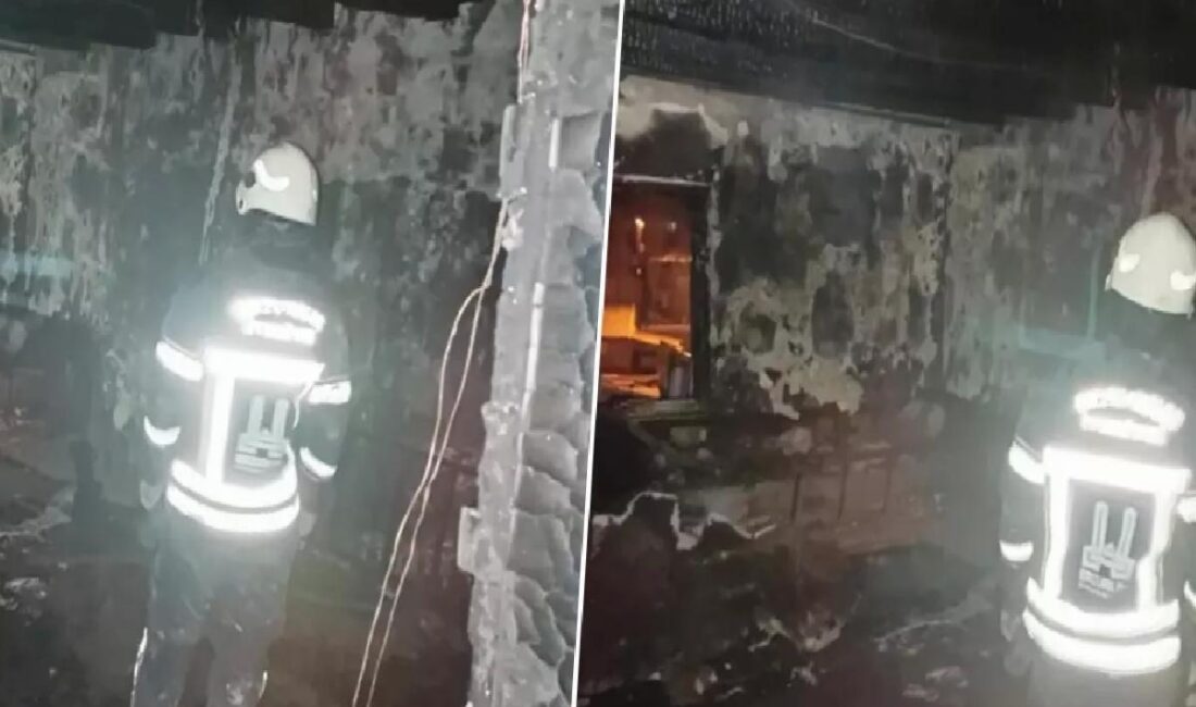 Erzurum'un Çat ilçesine bağlı Karaşeyh Mahallesi'nde akşam saatlerinde bir meskende