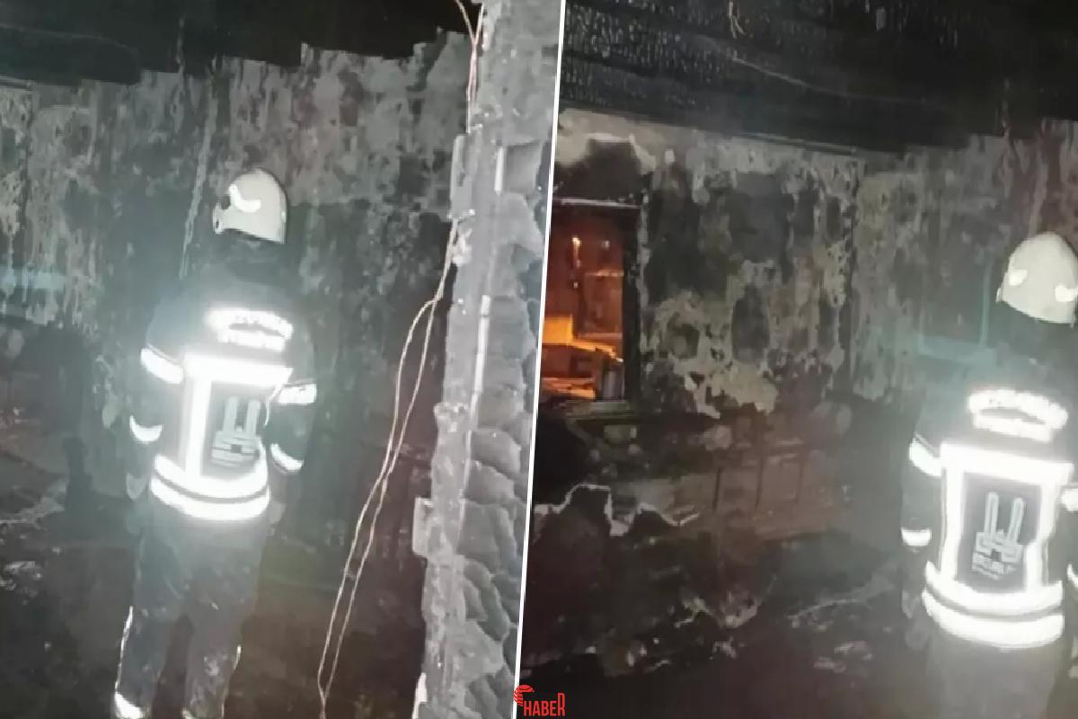 Erzurum'un Çat ilçesine bağlı Karaşeyh Mahallesi'nde akşam saatlerinde bir meskende