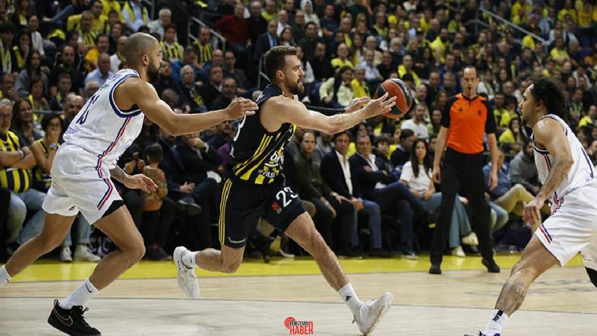 EuroLeague'de olağan dönemin bitimine 4 hafta kala, Fenerbahçe 2. sıradaki