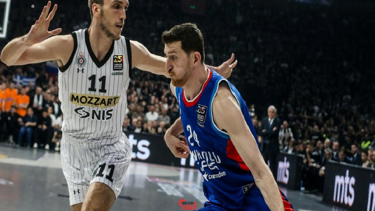 EuroLeague'in 30. haftasında Fenerbahçe deplasmanda Monaco'ya mağlup olurken, Anadolu Efes