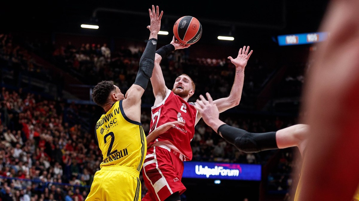 Fenerbahçe, EuroLeague’in 28’inci haftasında deplasmanda İtalya temsilcisi Olimpia Milano’yu 100-76