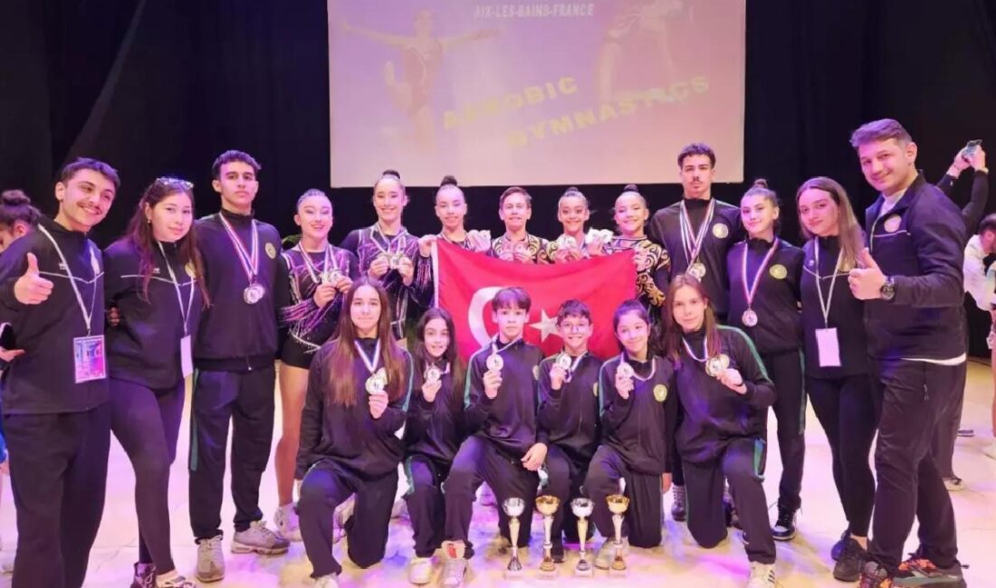Fransa'da düzenlenen Aquae Open Cup 2025 Aerobik Cimnastik Memleketler arası