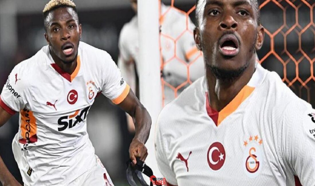Galatasaray'ın 100 milyon Euro'luk yıldızı Victor Osimhen, attığı gollerle grubunu