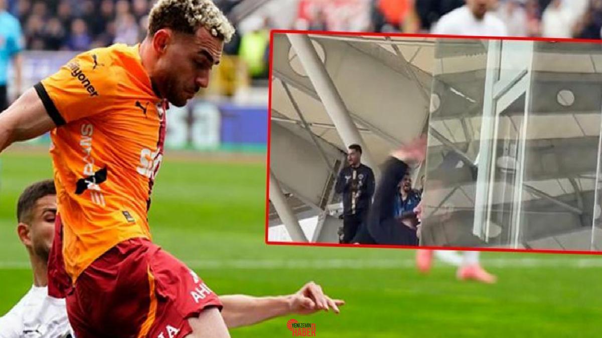 Cezası nedeniyle maçı tribünden takip eden Galatasaray Teknik Yöneticisi Okan