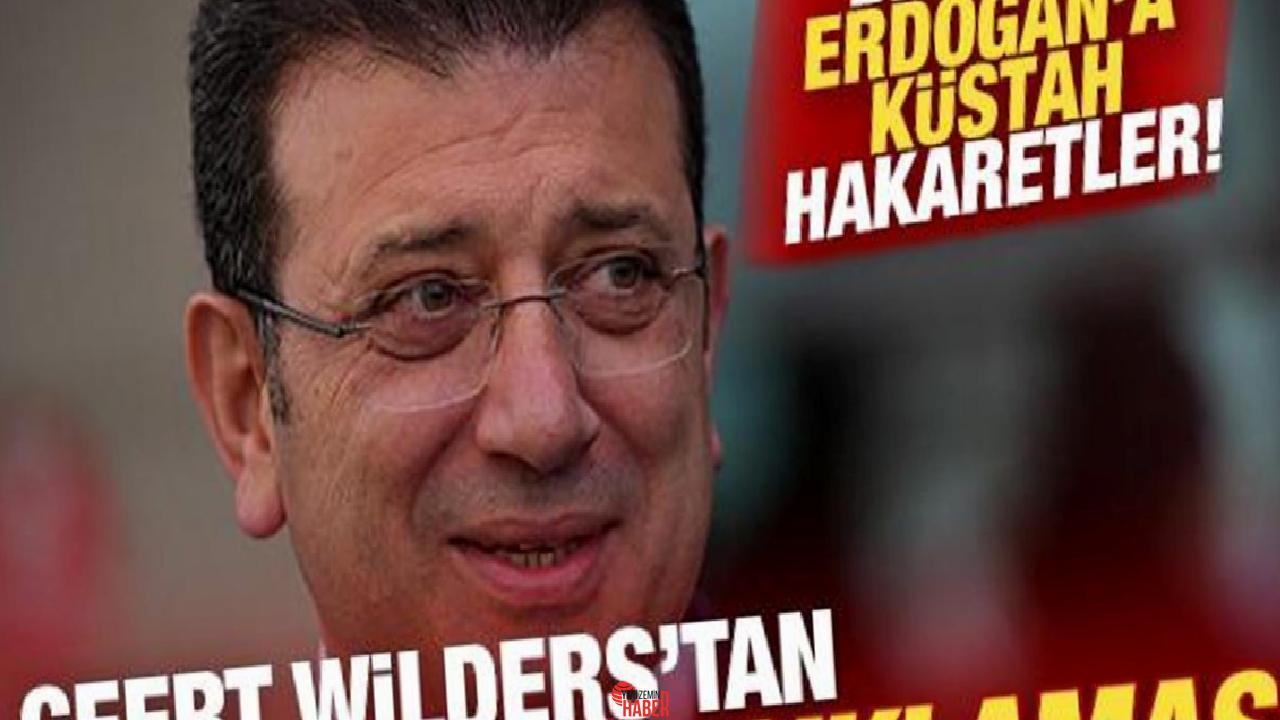Hollandalı İslam zıddı siyasetçi Geert Wilders, Ekrem İmamoğlu'nun gözaltına alınmasına
