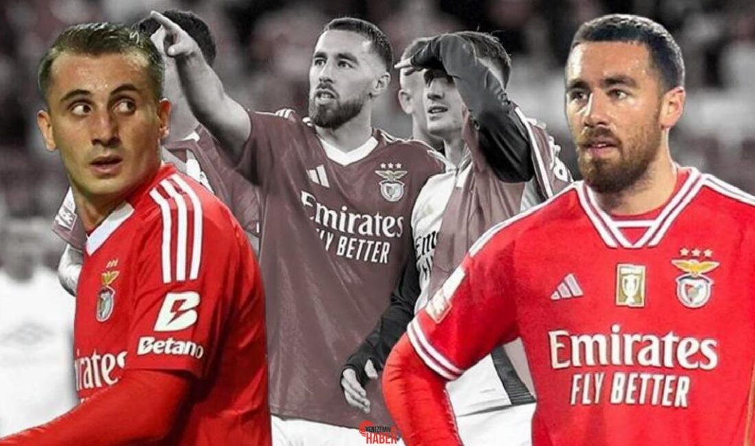 Liga Portugal 24. hafta maçında Kerem Aktürkoğlu ve Orkun Kökçü'nün