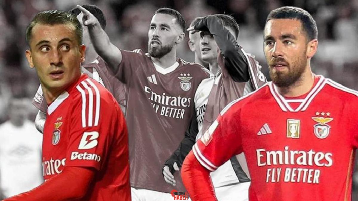 Liga Portugal 24. hafta maçında Kerem Aktürkoğlu ve Orkun Kökçü'nün