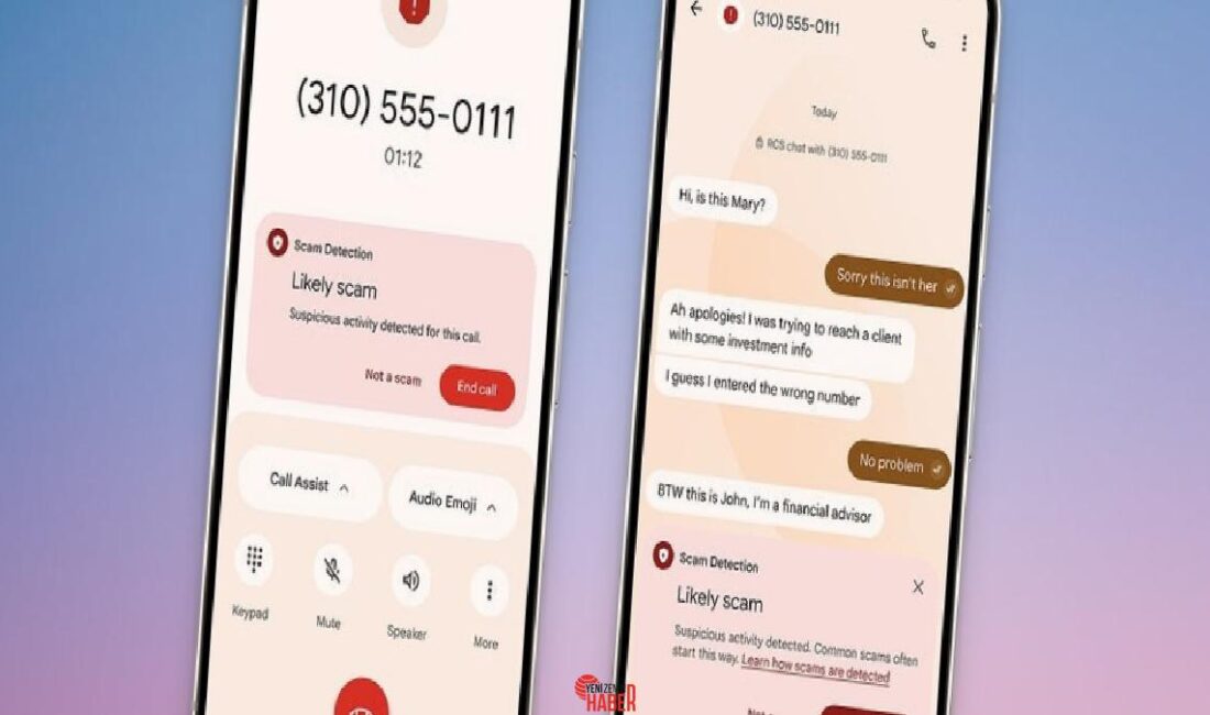 Google, telefon görüşmeleri ve mesajlaşmalar sırasında artan dolandırıcılık olaylarına karşı