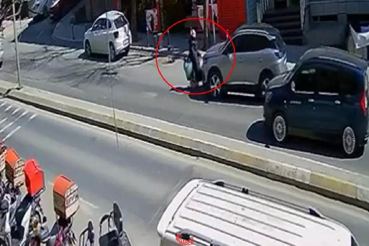 Avcılar'da yolun karşısına geçmek isteyen bayana araba çarptı. Hafif yaralanan