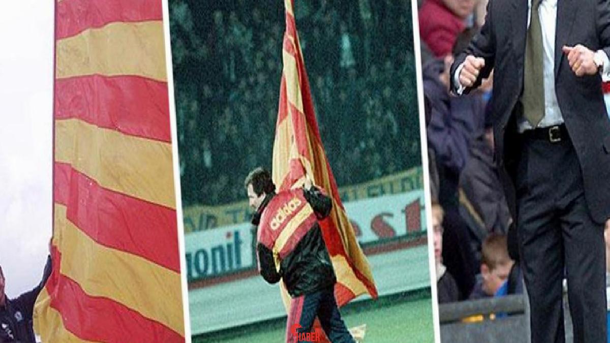 Galatasaray teknik yöneticiliğini yaptığı periyot Fenerbahçe'nin stadına bayrak dikerek akıllara