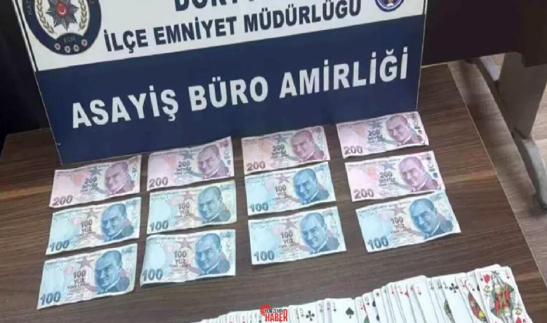 Hatay'da kumar oynayan 5 şahsa toplam 46 bin 235 TL