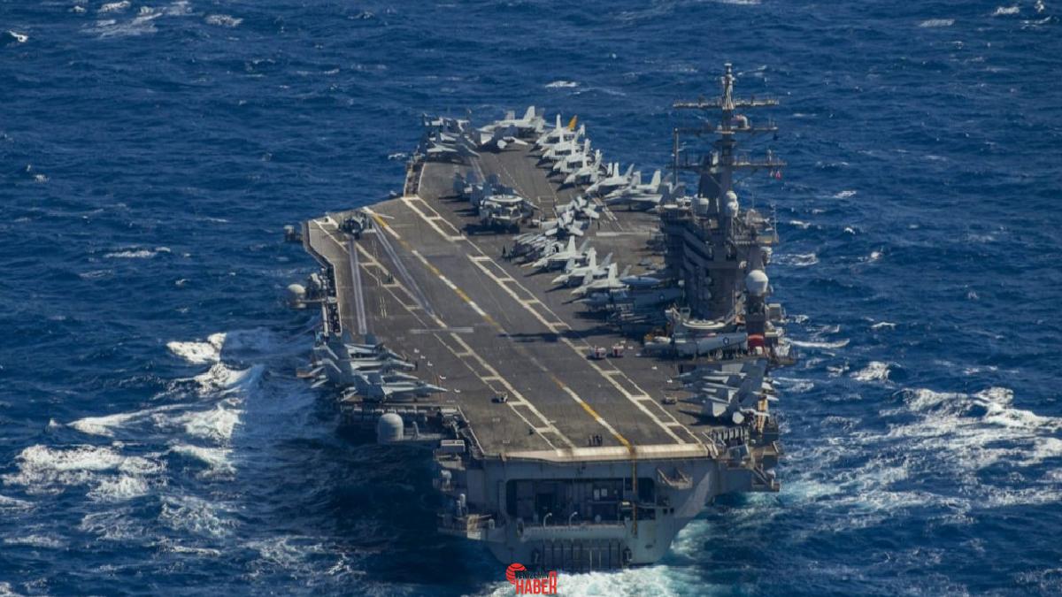 Yemen'deki İran destekli Husiler, ABD’ye ait uçak gemisi Harry S.