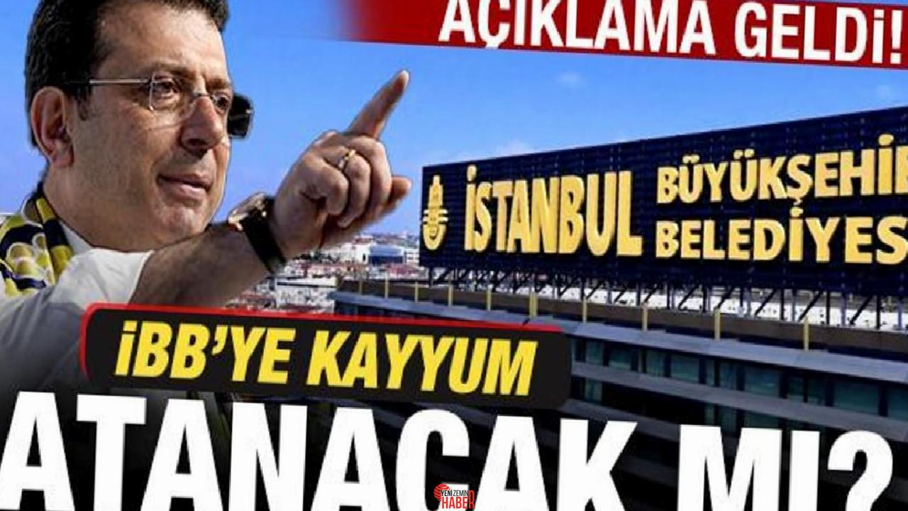 İstanbul Büyükşehir Belediye Başkanı Ekrem İmamoğlu'nun tutuklanması sonrası İBB'ye kayyum