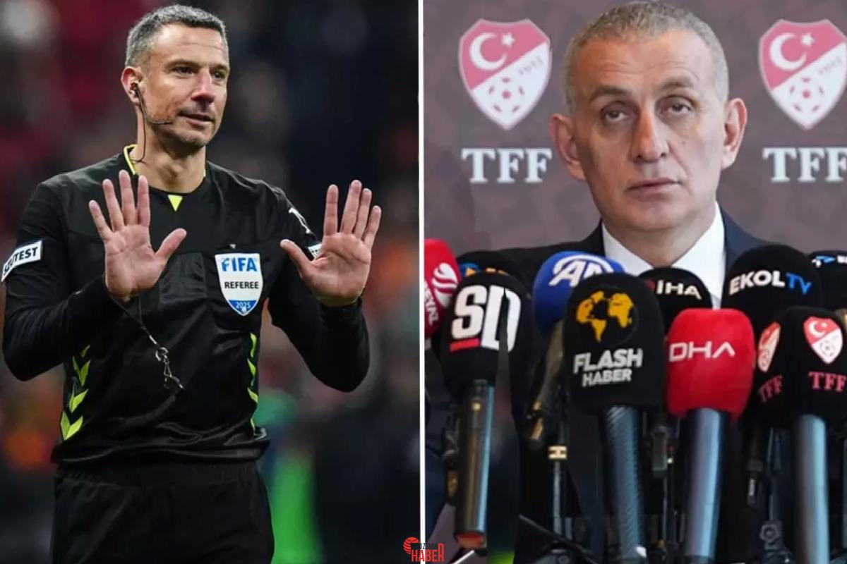 Türkiye Futbol Federasyonu Başkanı İbrahim Hacıosmanoğlu, hakemlere verdiği iftarda yabancı
