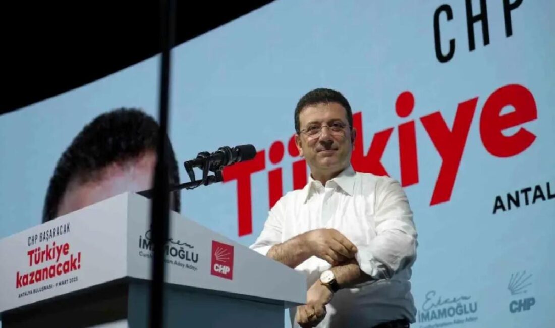 İstanbul Büyükşehir Belediye Başkanı Ekrem İmamoğlu, CHP'nin cumhurbaşkanı adayını belirlemek