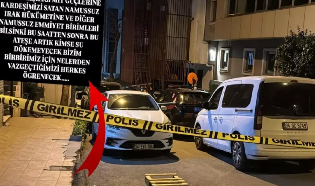 Şişli Esentepe'de bulunan Irak Konsolosluğu'na motosikletle gelen 2 kişi tarafından