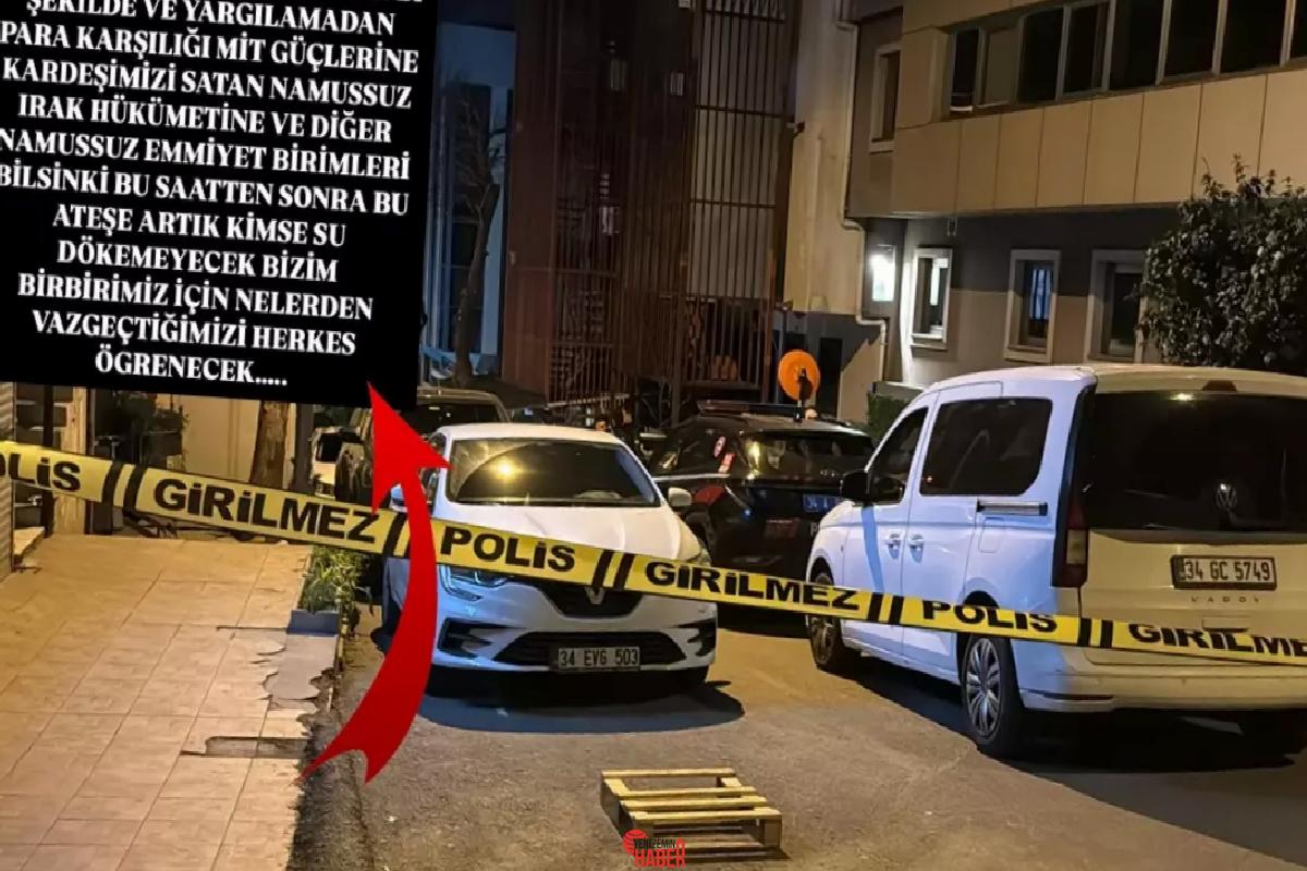 Şişli Esentepe'de bulunan Irak Konsolosluğu'na motosikletle gelen 2 kişi tarafından