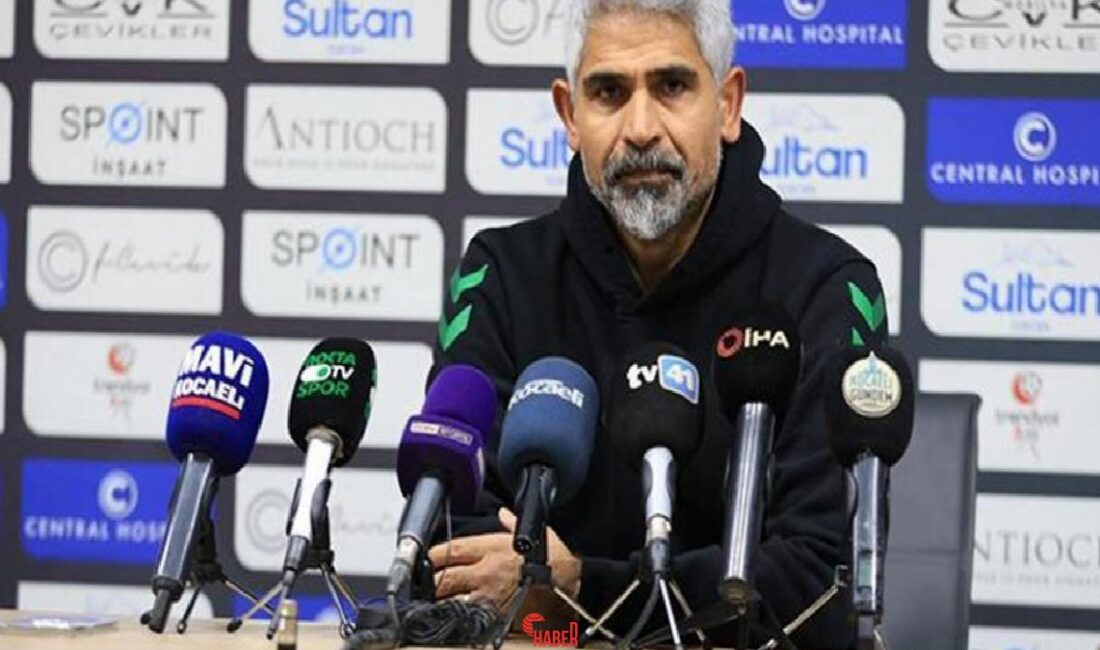 Kocaelispor Teknik Yöneticisi İsmet Taşdemir, 1-1 berabere kaldıkları Ümraniyespor maçının