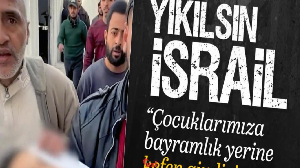 İsrail'in kanlı akınları sırasında çocuklarını kaybeden Filistinli siviller, "Çocuklarımıza bayramlık